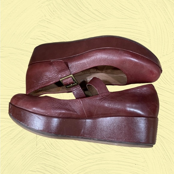 Korks by Kork Ease Shoes Korks By Korkease Burgundy Leather Mary